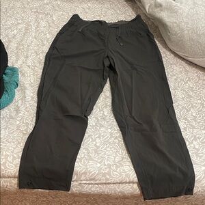 Stylish Dark Green REI  Drawstring Women's Trousers